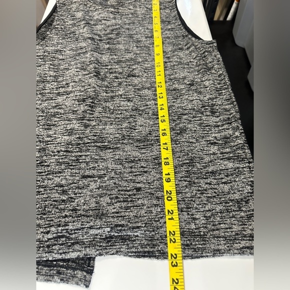 Rag & Bone Women’s Knit Spacedye Mock-Neck Muscle Tee Gray Sz S - Picture 8 of 10